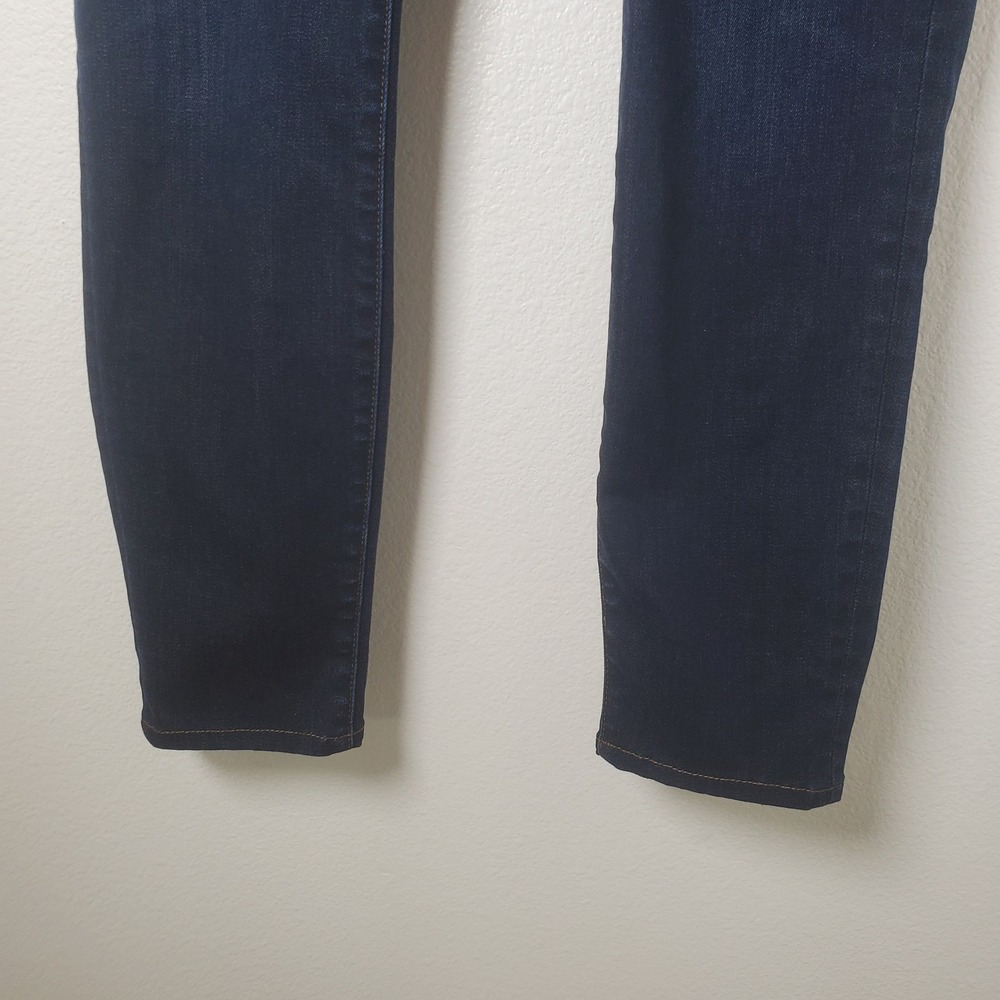 Madewell 9 Inch High Rise Skinny Jeans Dark Wash Blue Denim F8990 Womens Size 31 - Picture 7 of 12